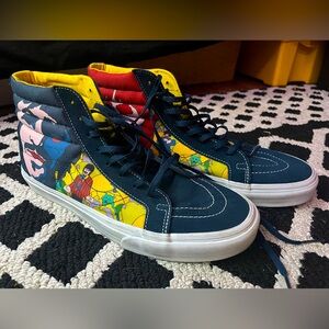 The Beatles Vans Yellow Submarine HighTops Excellent Condition SZ 10.5